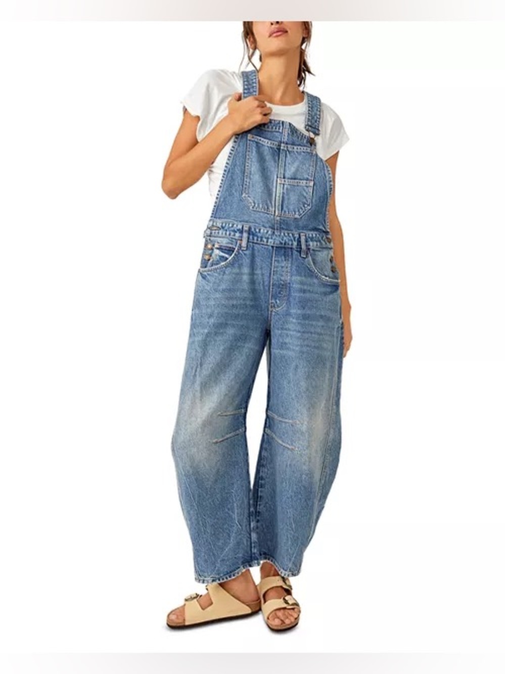 Free People
We The Free Good Luck Overalls size large